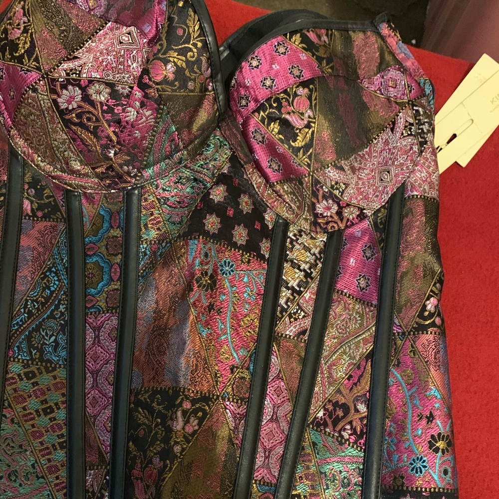 Brand new plus size corset multi color